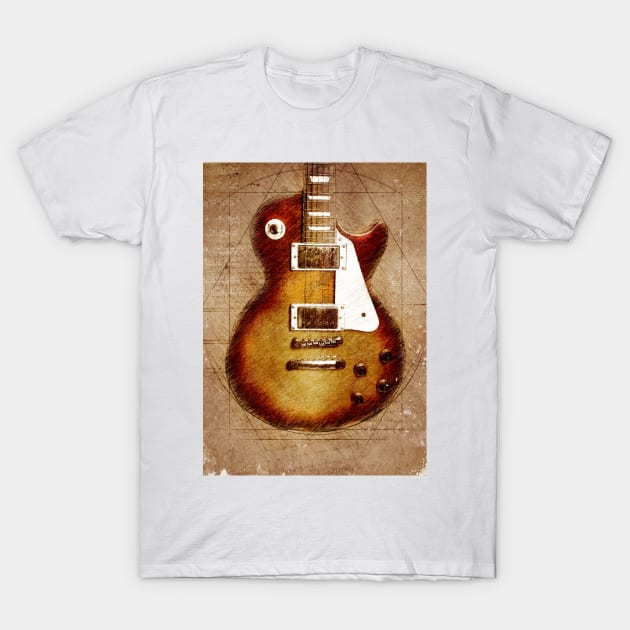 guitar music art #guitar #music T-Shirt by JBJart